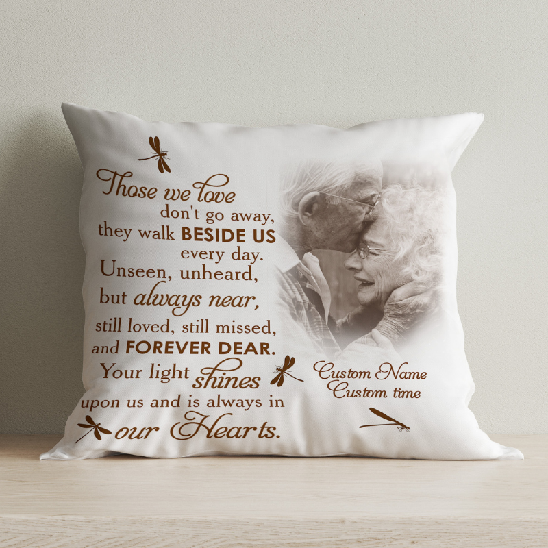 Personalized Memorial Pillow, Custom Pillow, Memory Pillow, Memorial Gift,  Bereavement Gift, Sympathy Gift, In Loving Memory - Stunning Gift Store