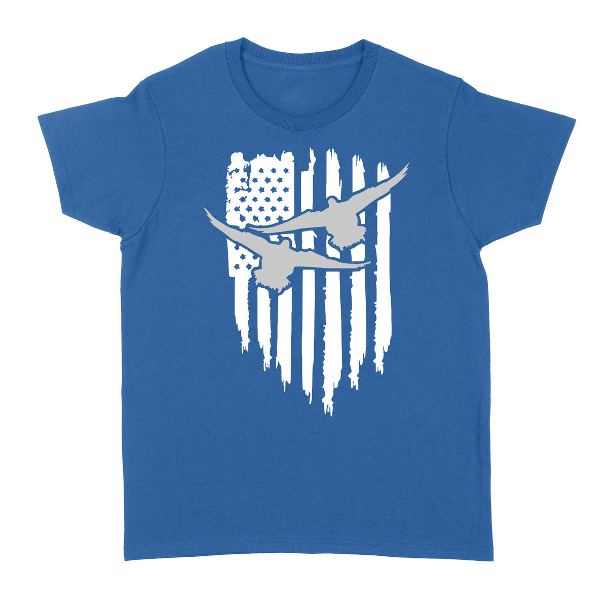 Duck Hunting American Flag Clothes, Shirt for Hunting - Standard Women's T-shirt