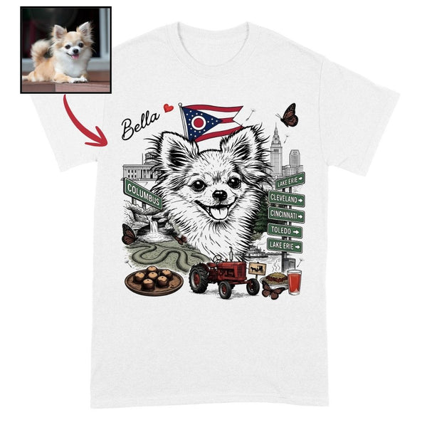 US States Custom Dog Shirt – Personalized Gift for Dog Lovers FSD4830