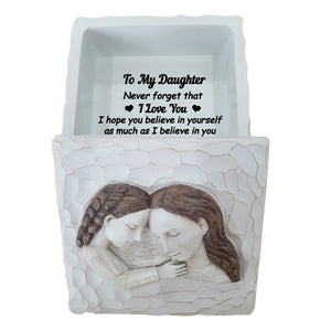 Mother Daughter Keepsake Box Daughter gift from Mom Daughter Jewelry Box Daughter Birthday Christmas TNK2