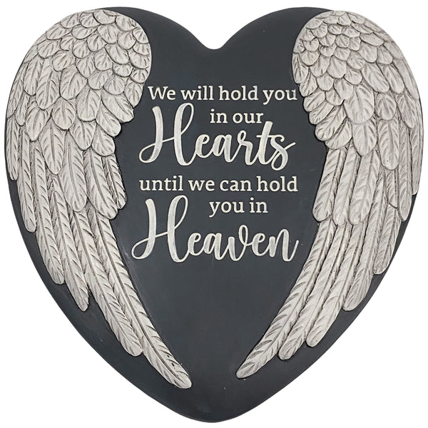 Memorial Stone Garden Angel Wings Heart Memorial Stepping Stone gifts for Loss of Loved Ones TNS6