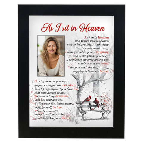 Memorial Shadow Box, Memorial Picture Frame for Loss of Loved One 2x3 Photo TND1
