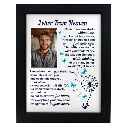 Memorial Shadow Box, Sympathy Picture Frame Gifts for Loss of Loved One 2x3 PhotoTND7