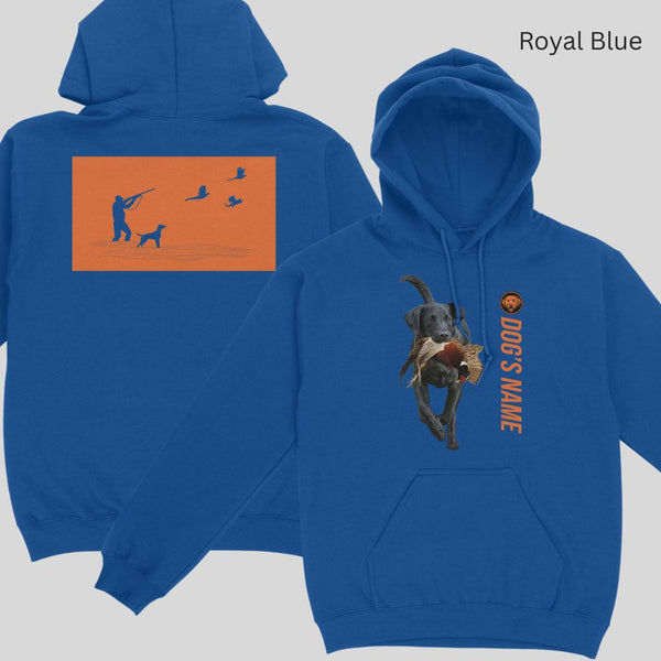 Black Labs -  Pheasant hunting Dog custom Hoodie Shirt D03 - FSD4693