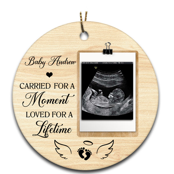 Memorial Ornament for Loss of Baby - Miscarriage Ornament for Infant Child Loss MB16