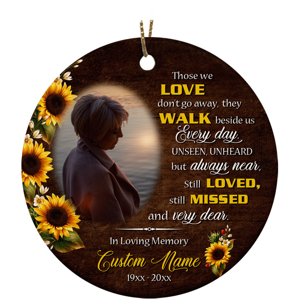 Memorial Ornament Gift| Personalized Memorial Gift for Loss of Loved One| Remembrance Ornament MC77