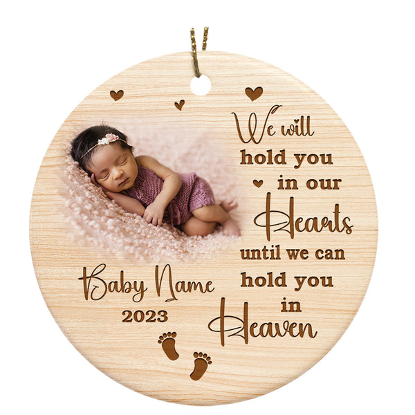 Baby Memorial Ornament, Remembrance Ornament Gift Loss Infant Loss Child MB07