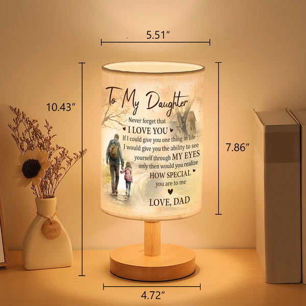 Daughter Table Lamp Gifts for Daughter from Dad, Father and Daughter Table Lamp TNT3