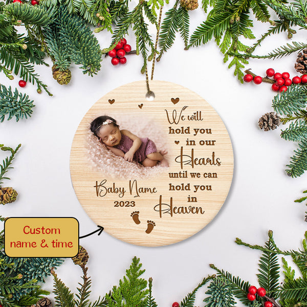 Baby Memorial Ornament, Remembrance Ornament Gift Loss Infant Loss Child MB07