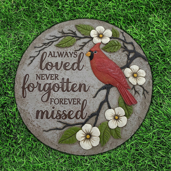 Cardinal Memorial Stones Garden Memorial gifts for Loved Ones Sympathy Gifts Loss of Mother, Father TNS5