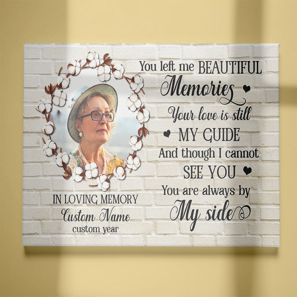 Memorial Canvas Gifts for Loss of Father Mother, Sympathy Gifts For Loss of Loved One In Heaven NXM193