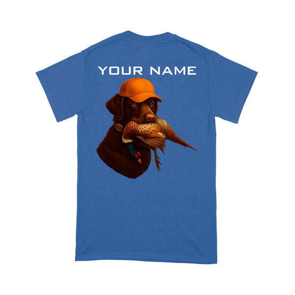 Chocolate Labrador Retriever Pheasant hunting Shirt for Hunter FSD4721 D03