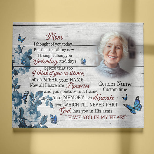 Mom Memorial Gift Personalized Sympathy Gifts for Loss of Mother Bereavement Keepsake NXM498