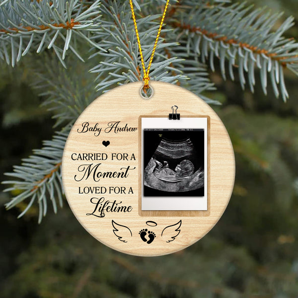 Memorial Ornament for Loss of Baby - Miscarriage Ornament for Infant Child Loss MB16