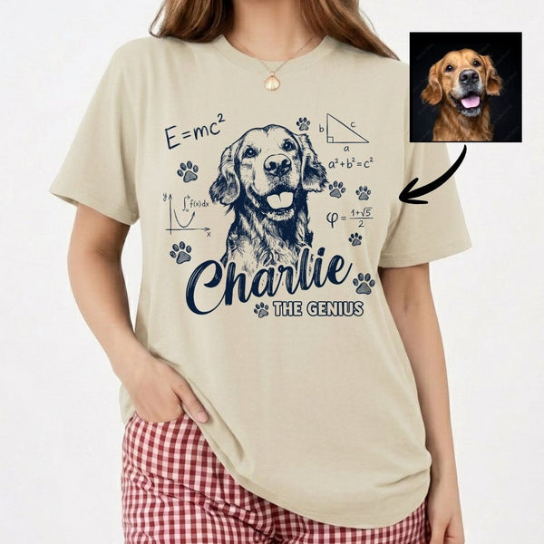 Funny Dog Genius Custom Dog Shirt for Human, Gift for Dog Lovers FSD4832