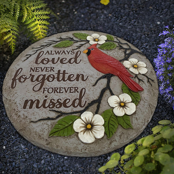 Cardinal Memorial Stones Garden Memorial gifts for Loved Ones Sympathy Gifts Loss of Mother, Father TNS5