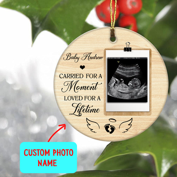 Memorial Ornament for Loss of Baby - Miscarriage Ornament for Infant Child Loss MB16