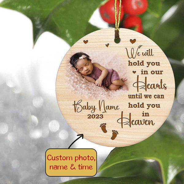 Baby Memorial Ornament, Remembrance Ornament Gift Loss Infant Loss Child MB07