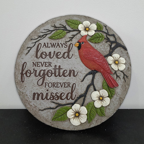 Cardinal Memorial Stones Garden Memorial gifts for Loved Ones Sympathy Gifts Loss of Mother, Father TNS5