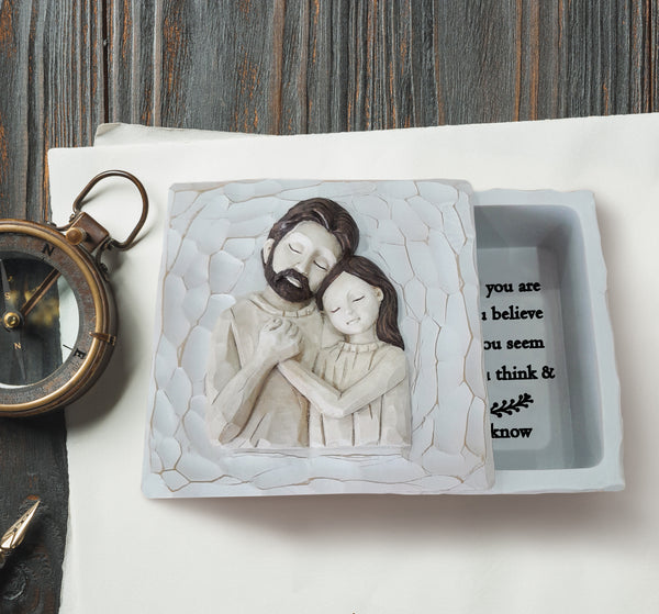 Father Daughter Keepsake Box Daughter gifts from Dad, Daughter Birthday Christmas gifts TNK3