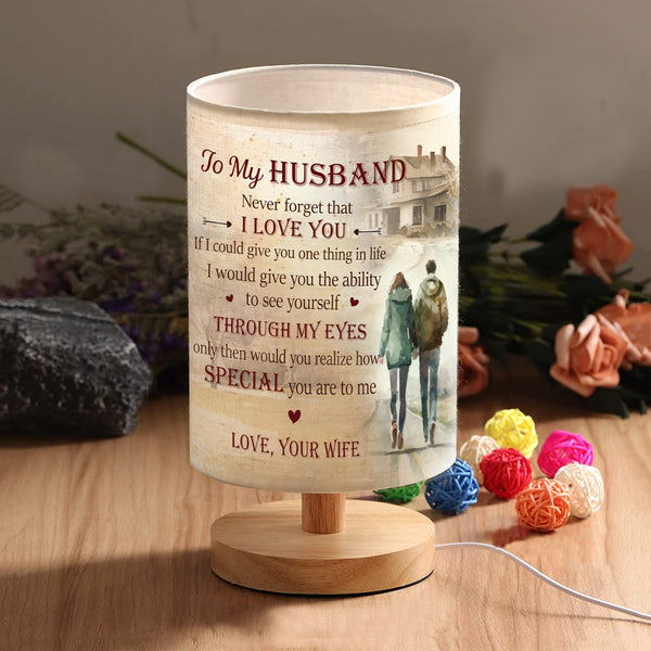 Husband Table Lamp Gifts for Husband from Wife, Husband Birthday Gift, Anniversary gift for Husband TNT9