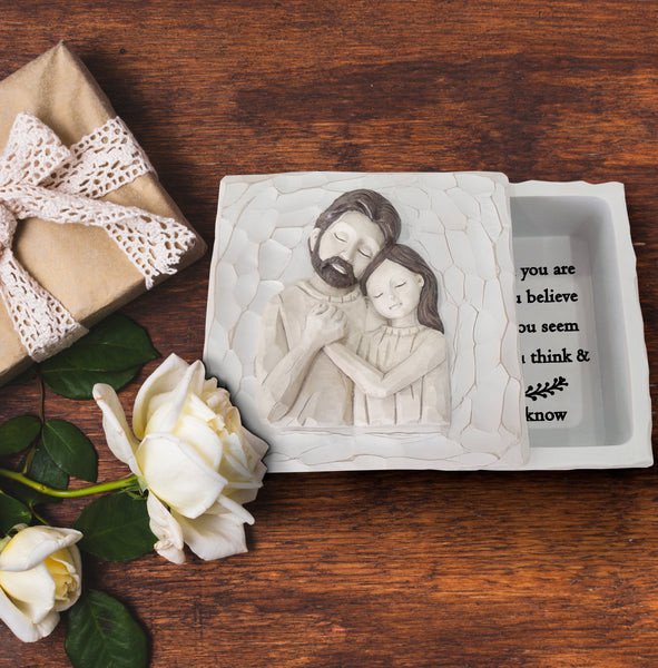 Father Daughter Keepsake Box Daughter gifts from Dad, Daughter Birthday Christmas gifts TNK3