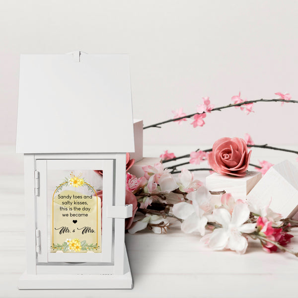 Wedding Lantern Mr & Mrs Wedding Lantern Table Decor Centerpiece Wedding Gift, Lanterns for Wedding TNW3