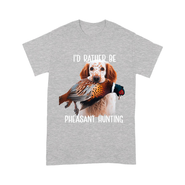 English Setters Pheasant Hunting T-shirt FSD4592 D02