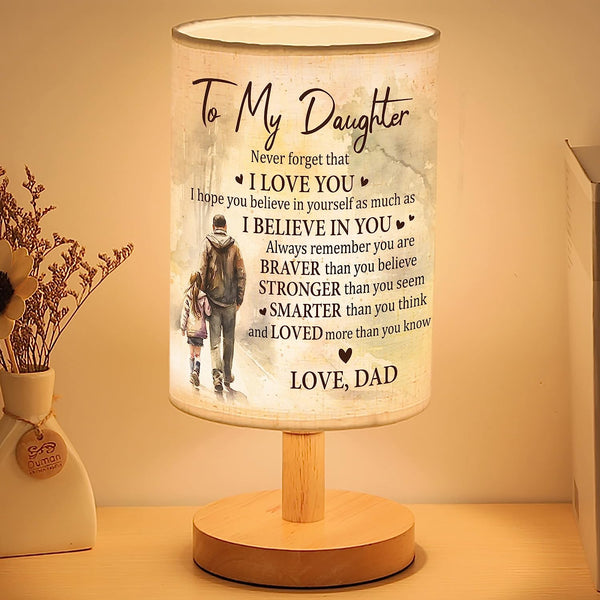 Daughter Table Lamp Daughter Gifts from Dad, Father Daughter Table Lamp Gifts for Daughter from Dad TNT4