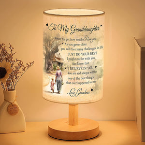 Granddaughter Table Lamp Granddaughter Gifts from Grandma, Granddaughter and Grandma Lamp - TNT1