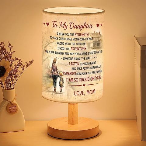 Daughter Table Lamp Daughter Gifts from Mom, Mother Daughter Table Lamp Gifts for Daughter from Mom TNT5