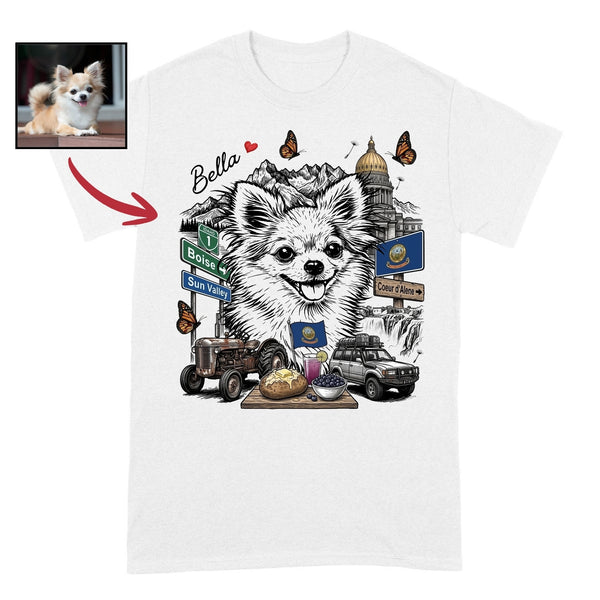 US States Custom Dog Shirt – Personalized Gift for Dog Lovers FSD4830