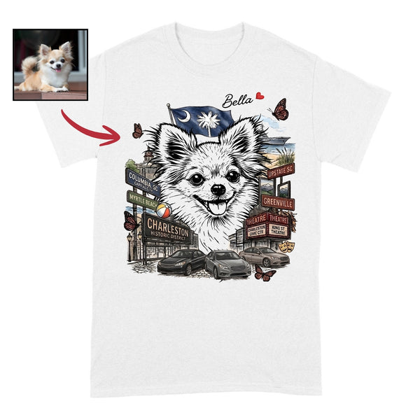 US States Custom Dog Shirt – Personalized Gift for Dog Lovers FSD4830