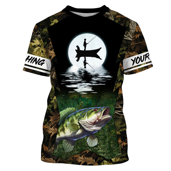 Bass Fishing Tournament Long Sleeve Performance Fishing UV Protection Shirts TTN111