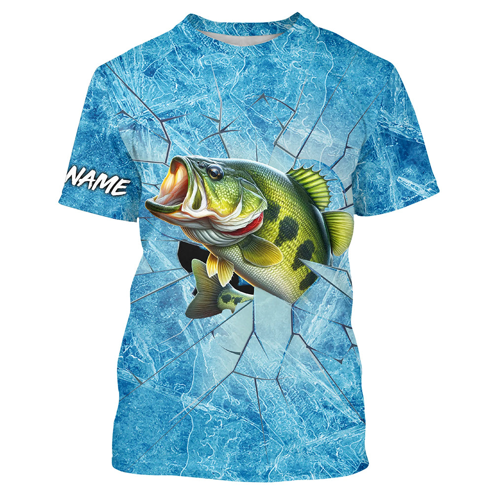 Ice fishing for bass fish winter camo clothing Custom name UV protecti –  Myfihu