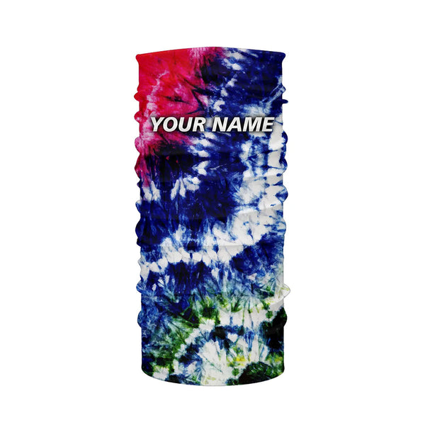 Colorful Wave Tie-Dye Pattern, Performance Long sleeve UV Protection Fishing Shirt, Gift For Fisherman TTN125