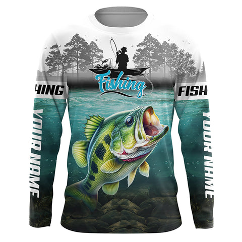 Bass fishing custom fishing apparel, Bass Fishing jerseys for Fisherman Bass Fishing TTV58