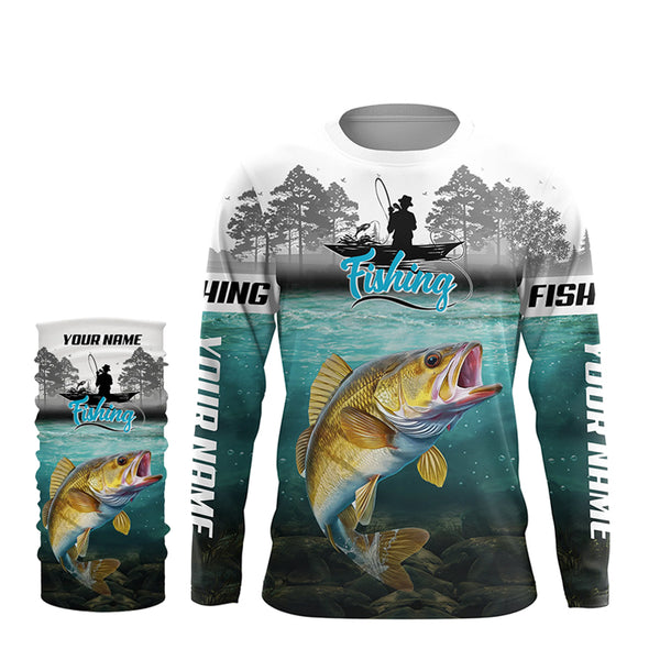 Personalized Walleye Fishing Jerseys, Walleye Tournament Fishing Shirts TTV54