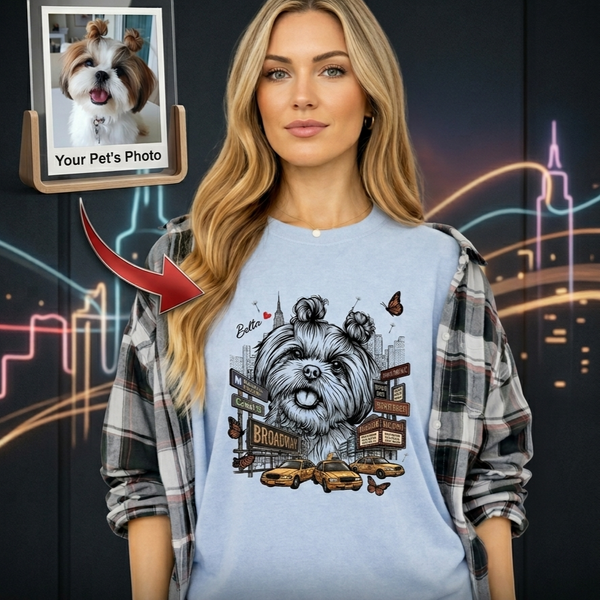 New York State Custom Dog Shirt – Funny Personalized Gift for Dog Lovers FSD4818