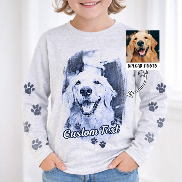 "Furever Yours" Custom Dog Photo Sweatshirt | Personalized Dog Mom Gift | Dog Lover Hoodie D22