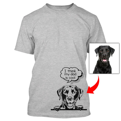 Personalized Dog Shirts for Humans - Custom Dog's Photo, Perfect Dog Dad Gift D15