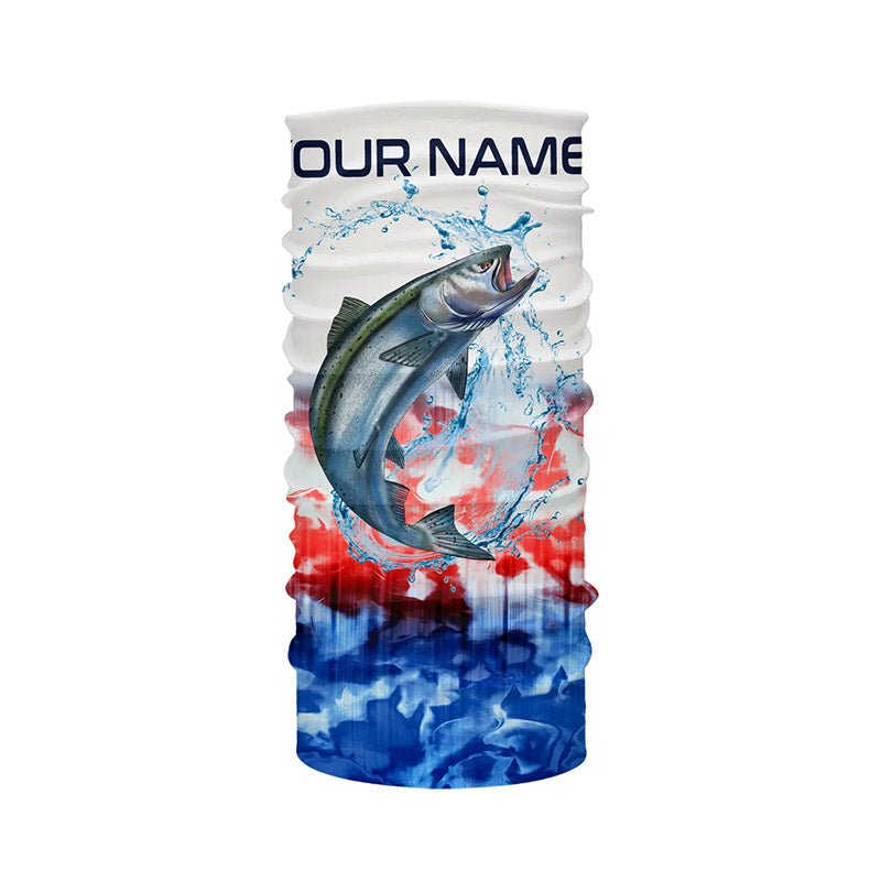 Chinook Salmon Fishing American Flag Camo custom performance fishing s –  Myfihu