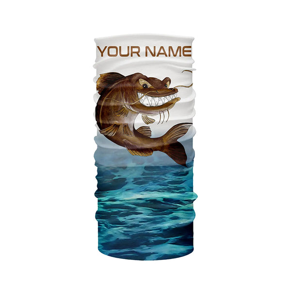 Custom Angry Catfish Tournament Long Sleeve Fishing Shirts, Catfish Performance Fishing Jerseys IPHW4794