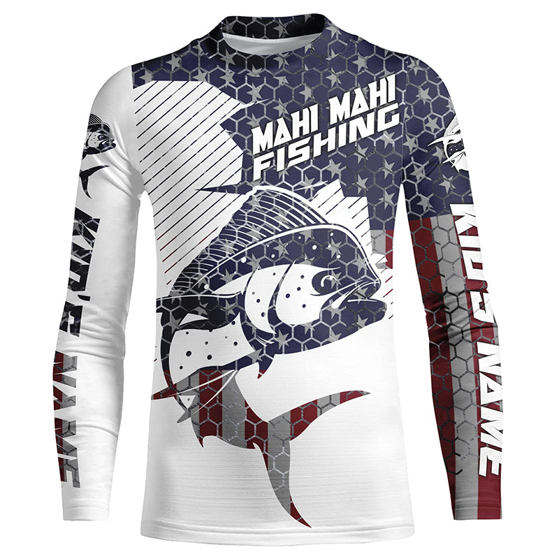 American Flag Tuna Long Sleeve Fishing Shirts, Custom Patriotic Tuna T –  ChipteeAmz