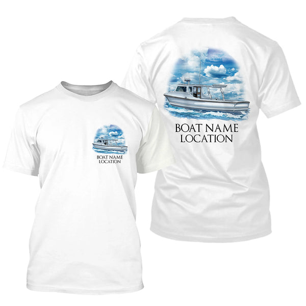 Custom Fishing Boat Name Long Sleeve Fishing Shirts, Personalized Fisher Boats Shirt IPHW5097