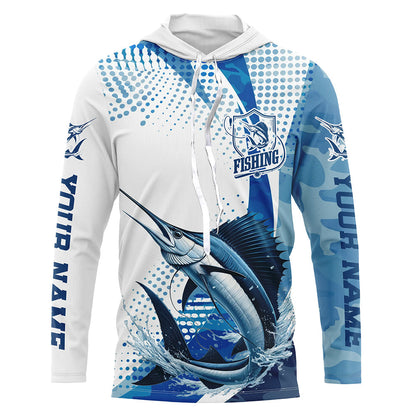 Sailfish Fishing Custom Performance Fishing Gear Shirts, Sailfish Long Sleeve Fishing Shirts IPHW6834