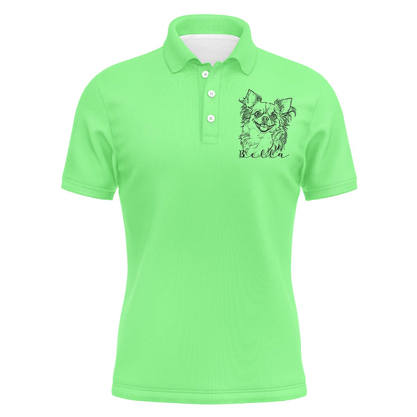 Custom Dog Polo Shirts For Human, Unisex Dog Lovers Polo Shirts, Dog Dad Dog Mom Gifts IPHW6871