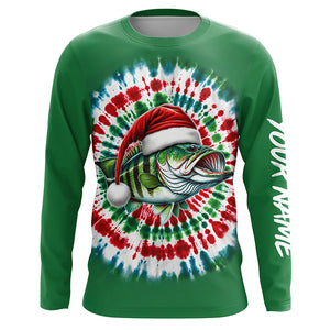 Wishin' I Was Fishin' Custom Funny Bass Christmas Fishing Shirts