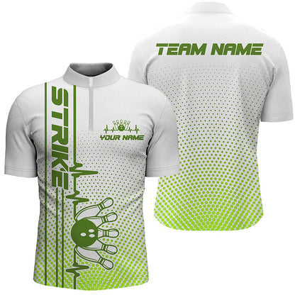 Strike Bowling Custom Bowling Shirts For Men And Women Bowling Team Jerseys Bowlers Outfits | Green IPHW5505
