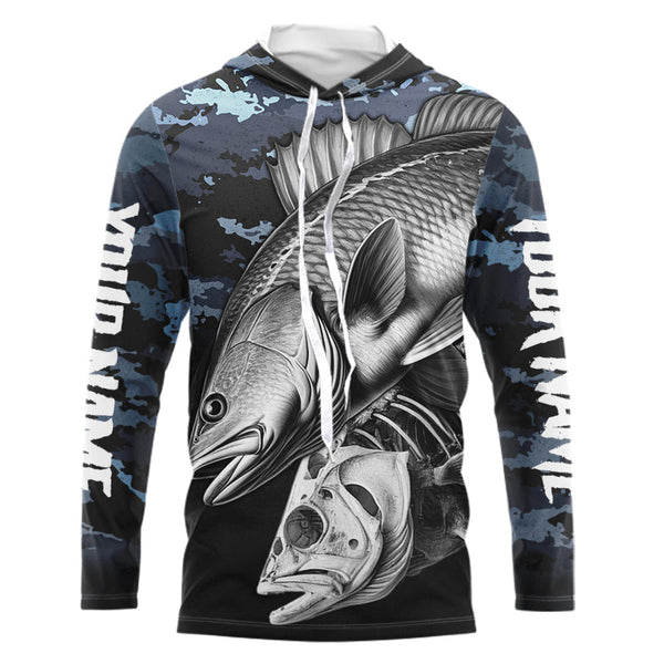 Redfish drum Fishing Fish Reaper Customize Fishing camo UV protection fishing shirts for men, women NQS5916